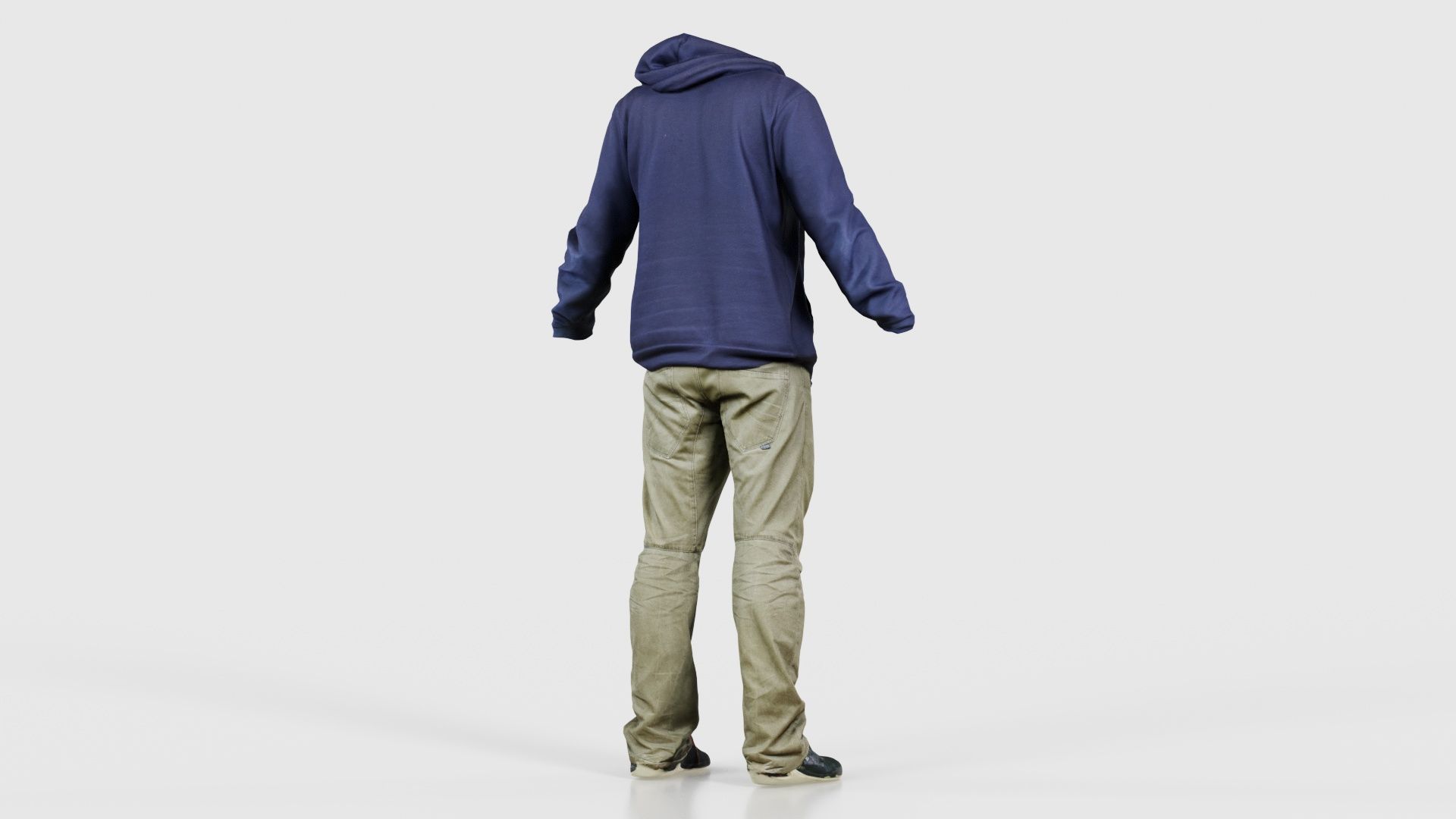 Casual Outfit 17 Low-poly 3D model_20