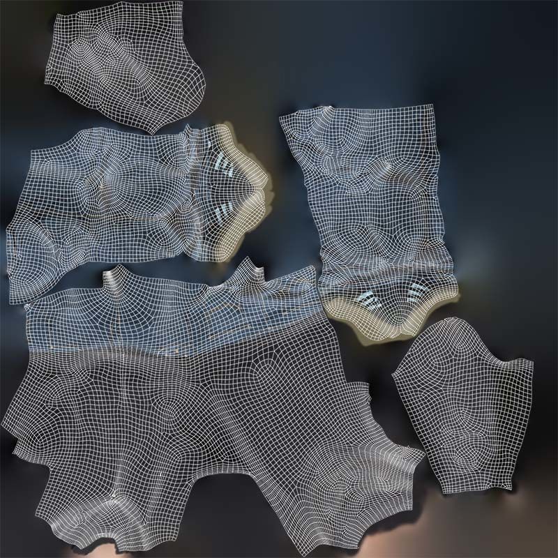 Casual Outfit 18 Low-poly 3D model_14