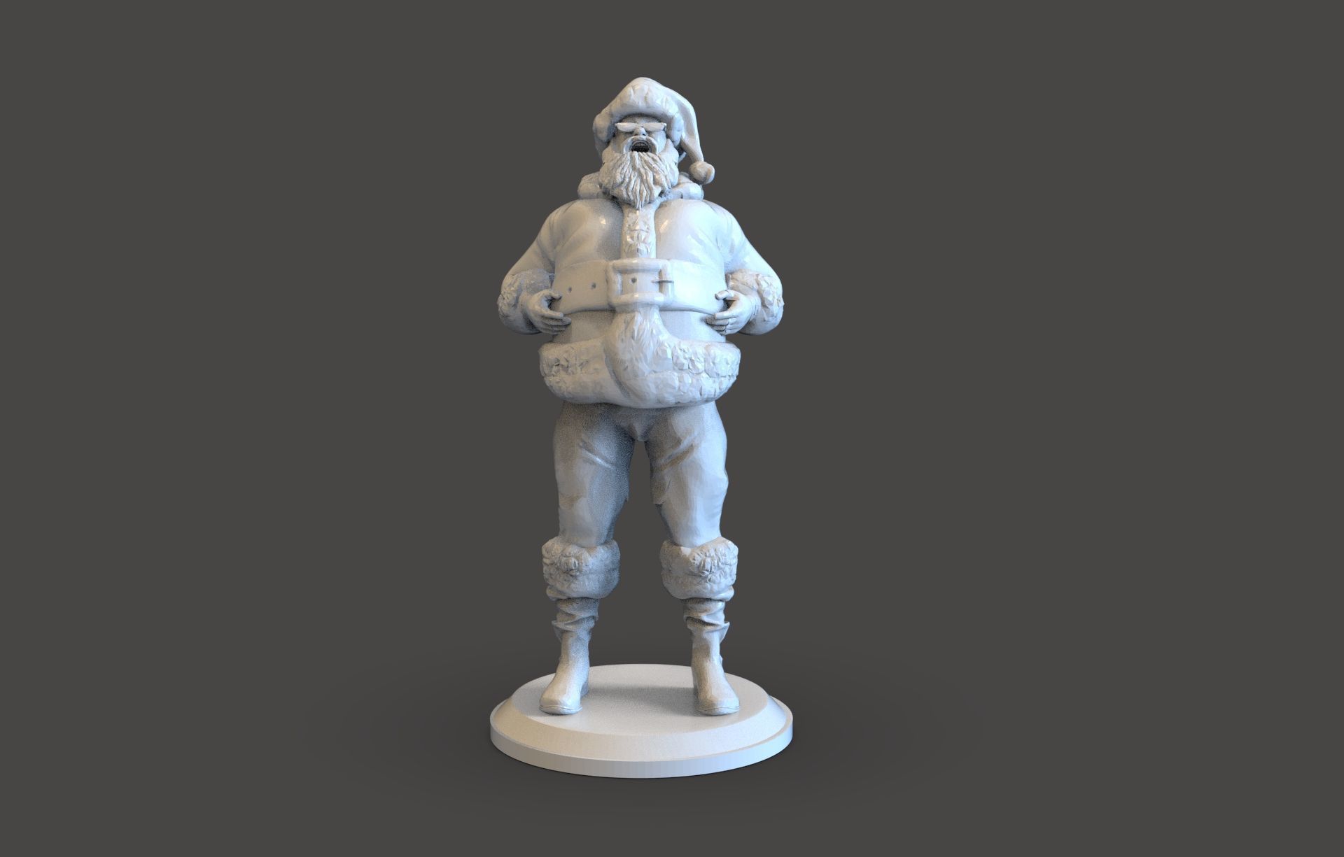 Santa Claus figurine 3D print model_1