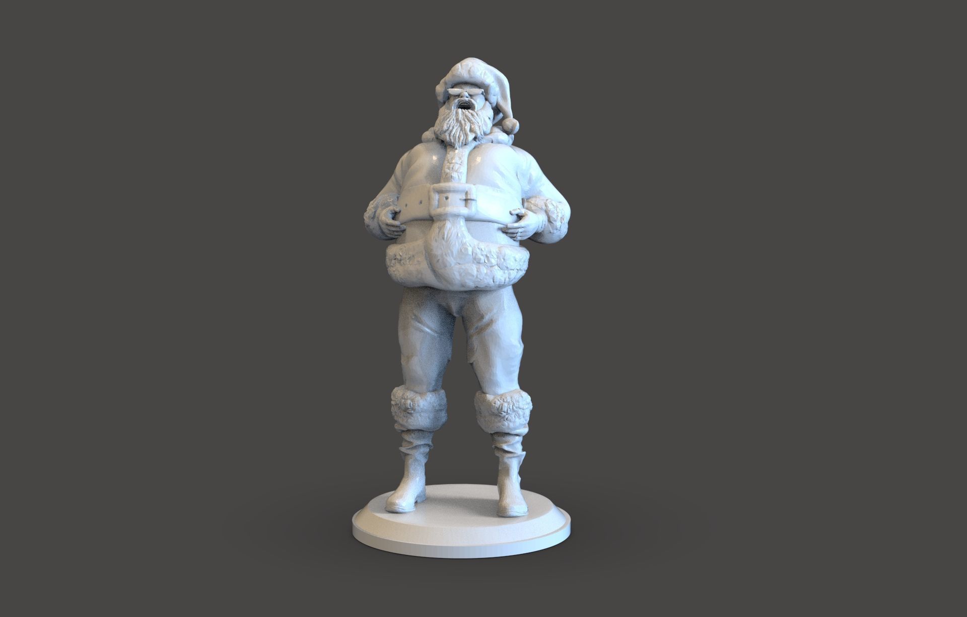 Santa Claus figurine 3D print model_4