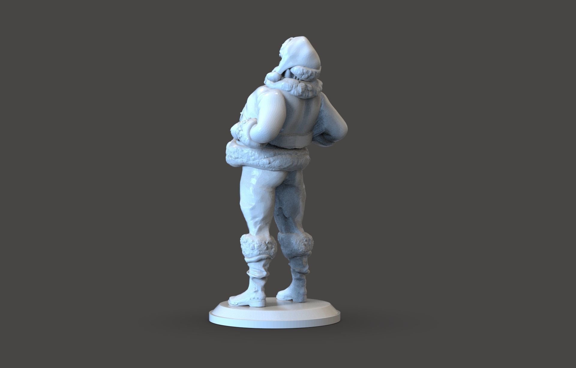 Santa Claus figurine 3D print model_3