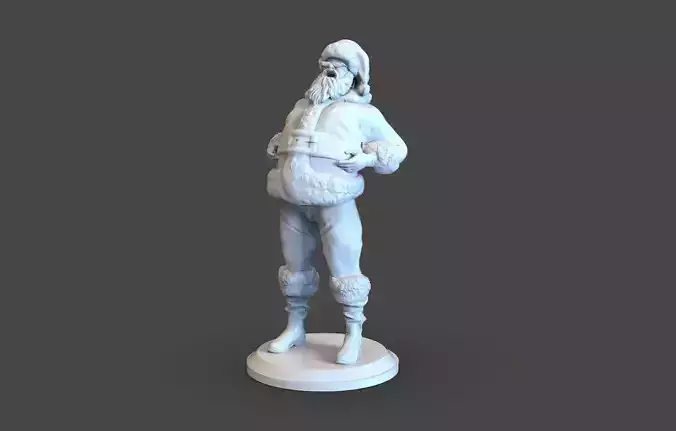 Santa Claus figurine 3D print model