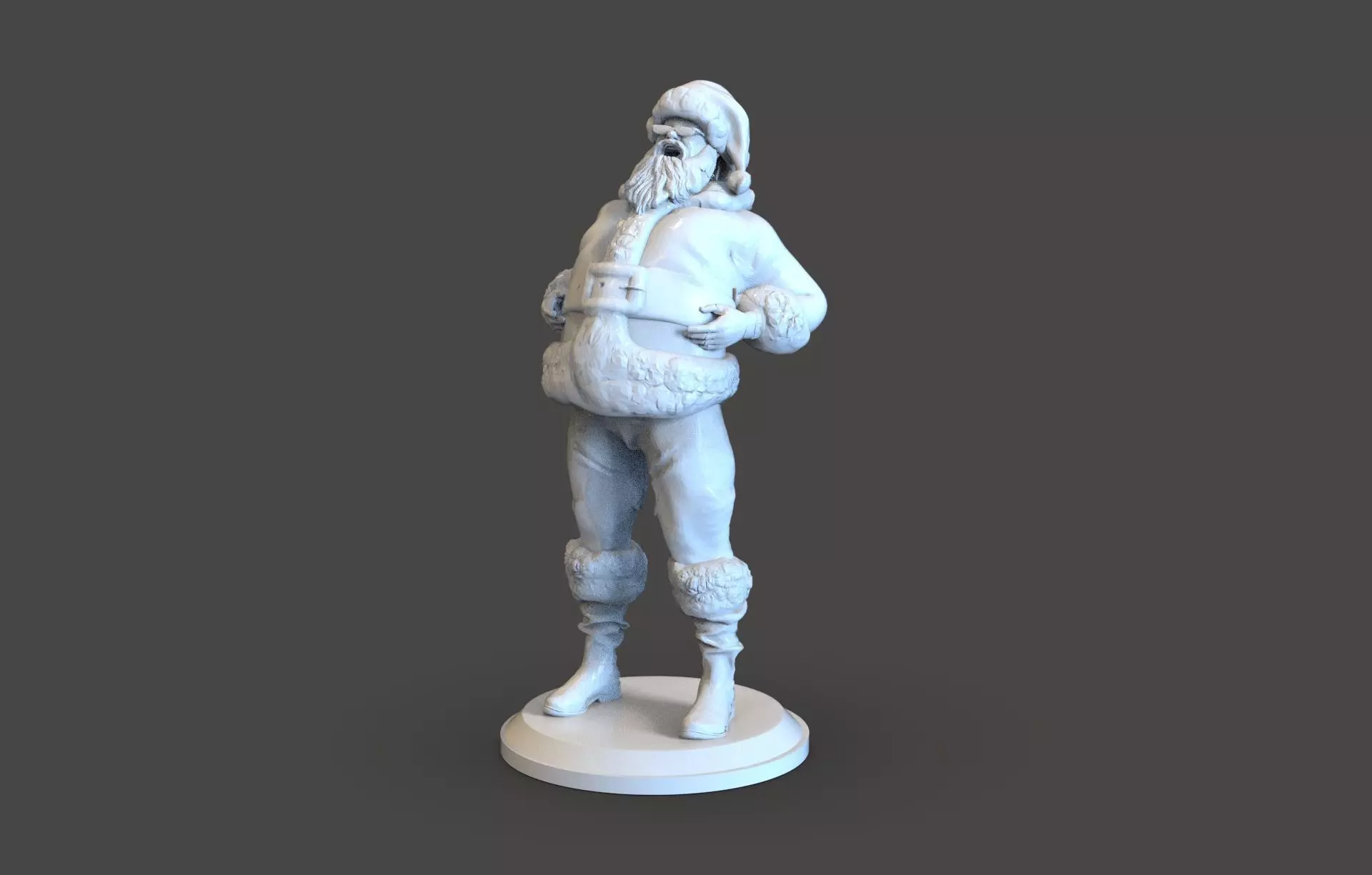 Santa Claus figurine 3D print model_0