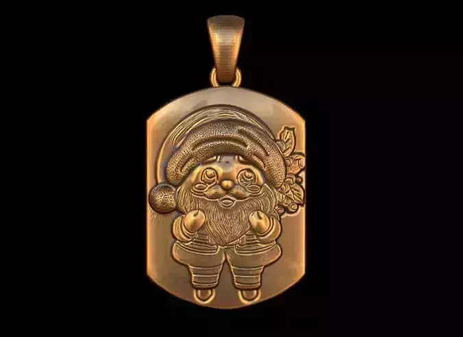 Cute Santa Pendant