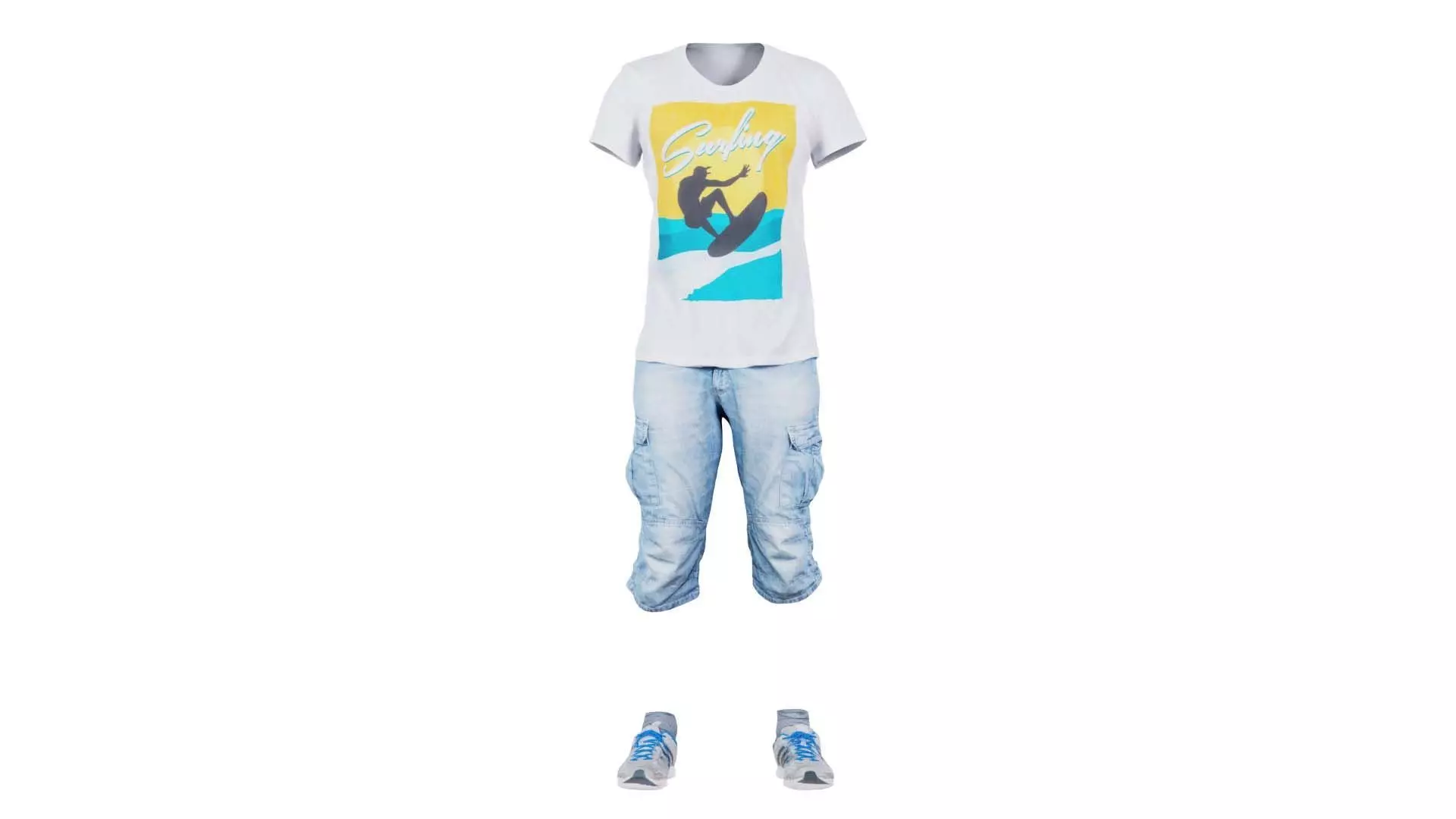 Casual Outfit 48 Low-poly 3D model