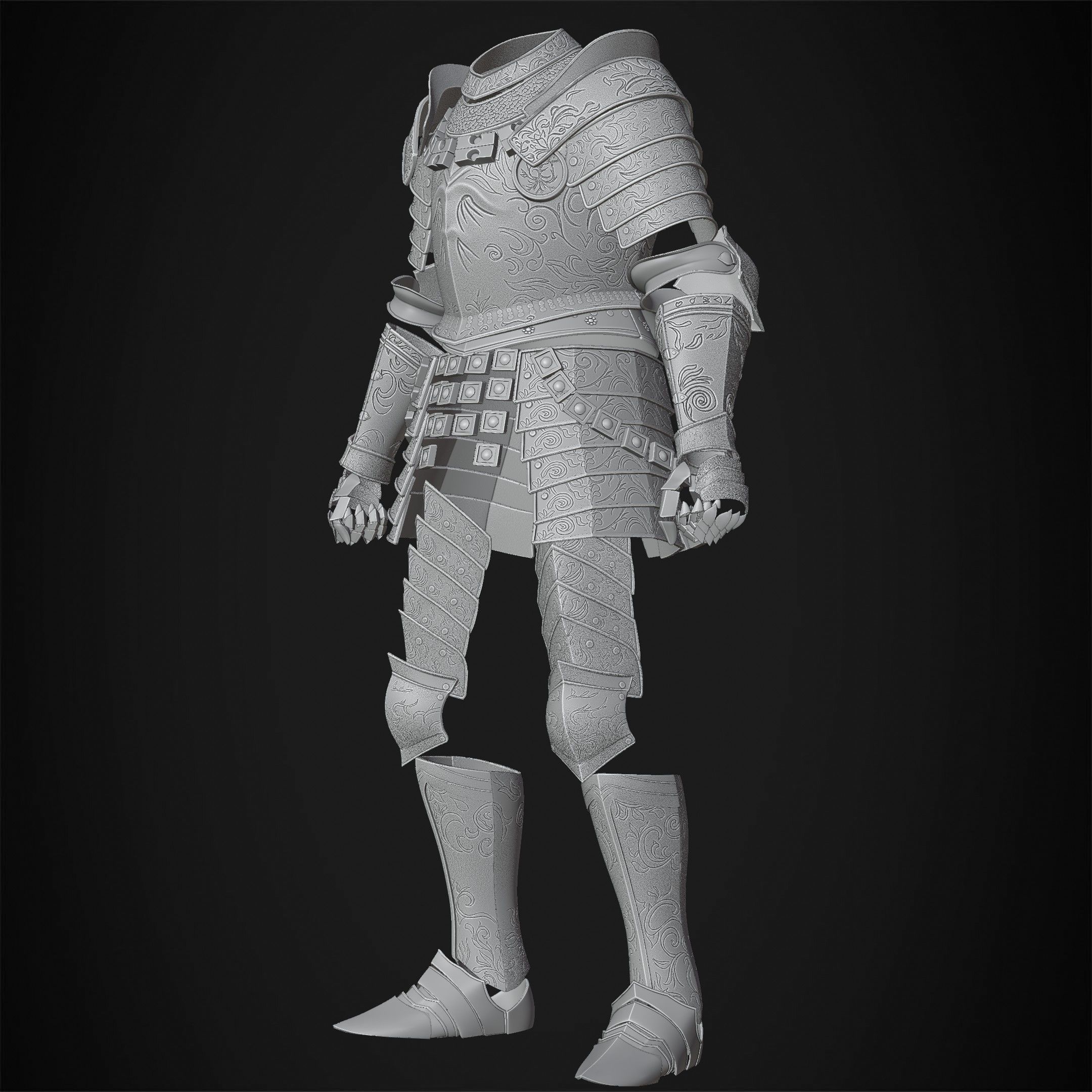 Elden Ring Cleanrot Knight Armor for Cosplay 3D print model_12