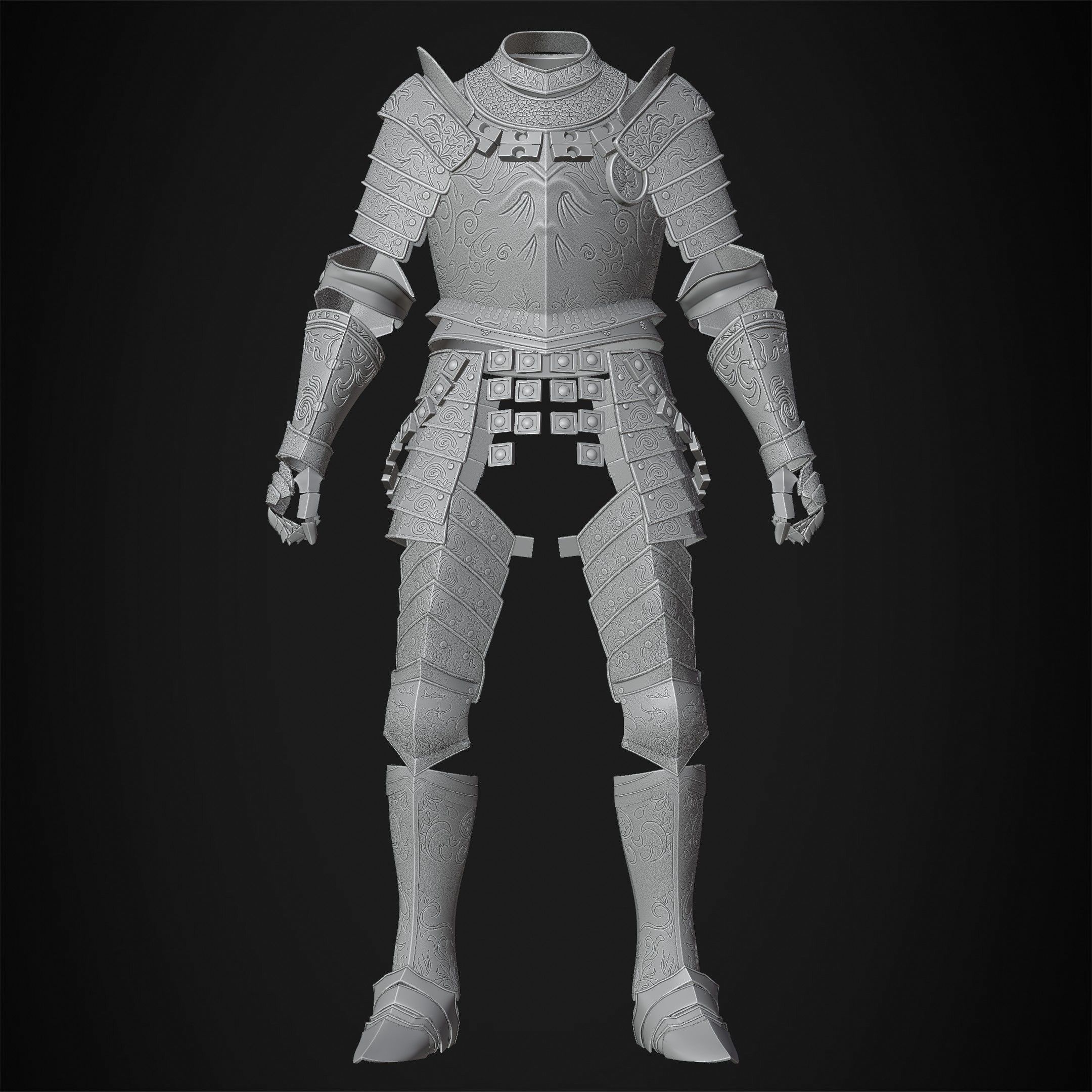 Elden Ring Cleanrot Knight Armor for Cosplay 3D print model_10