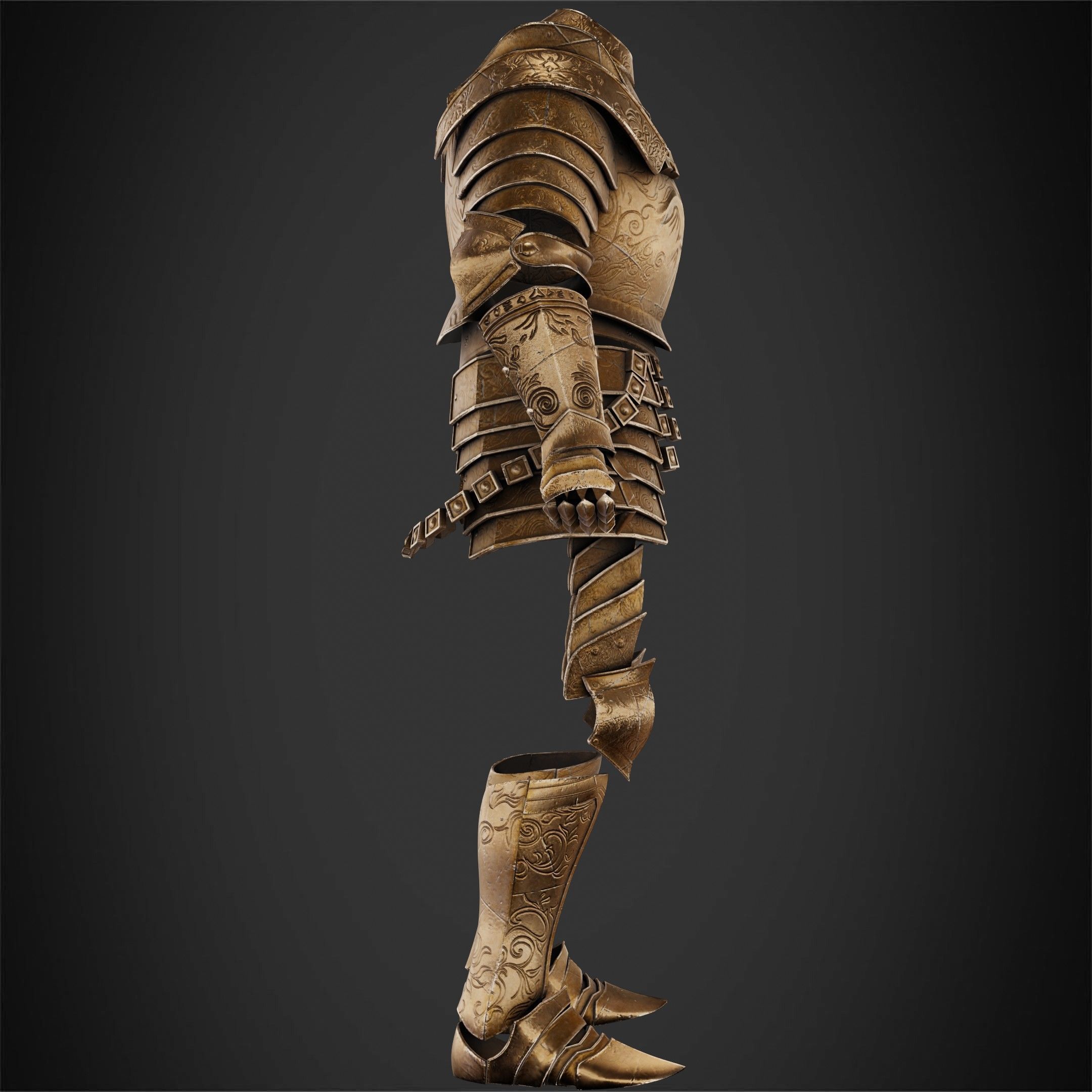 Elden Ring Cleanrot Knight Armor for Cosplay 3D print model_8