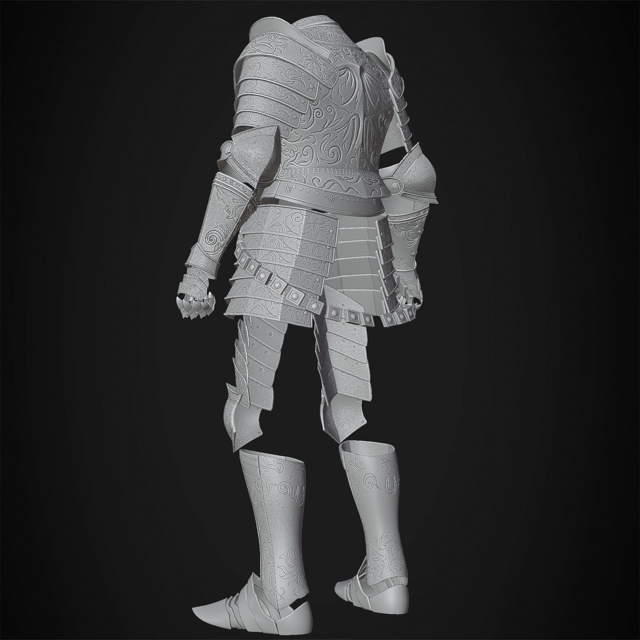 Elden Ring Cleanrot Knight Armor for Cosplay 3D print model_16