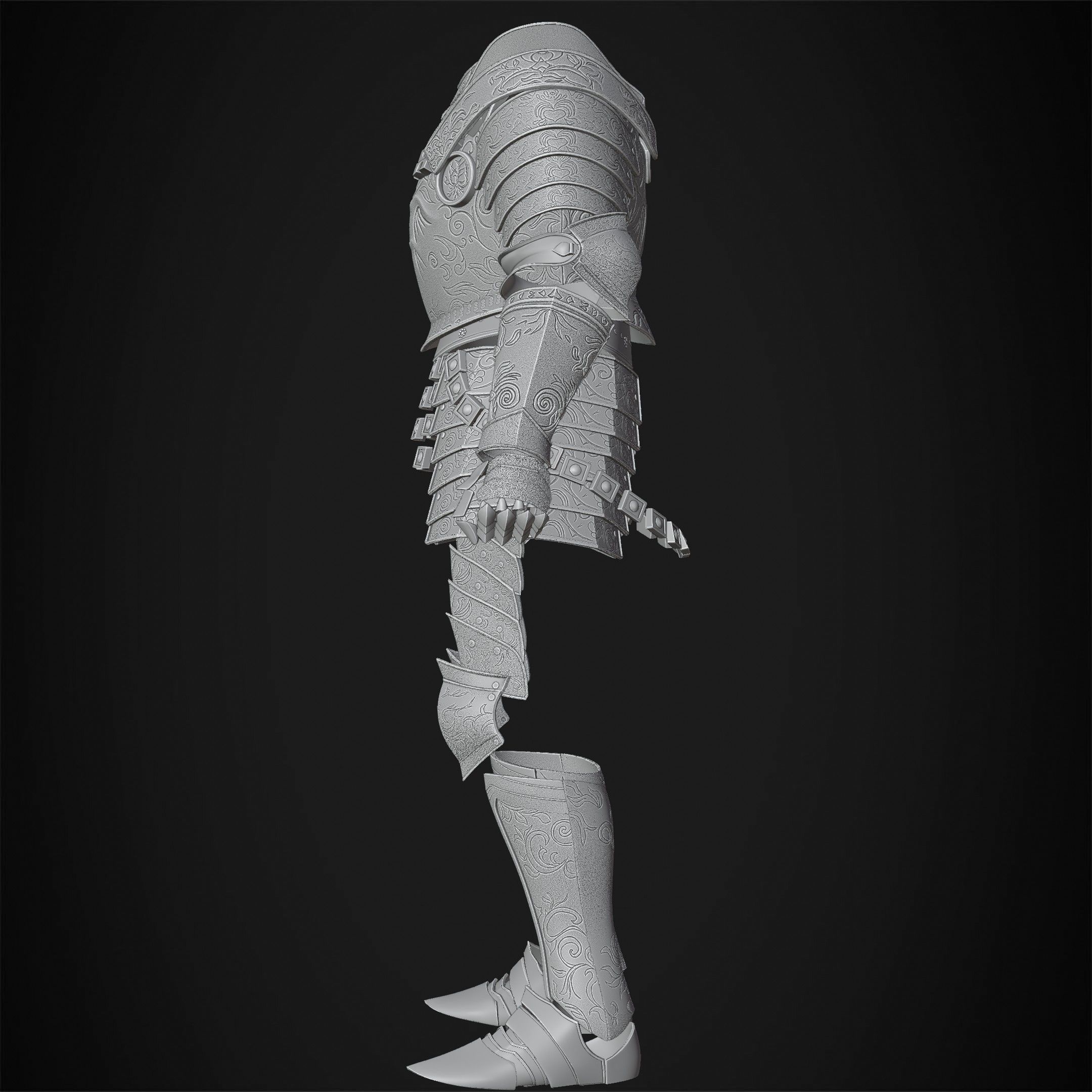 Elden Ring Cleanrot Knight Armor for Cosplay 3D print model_14