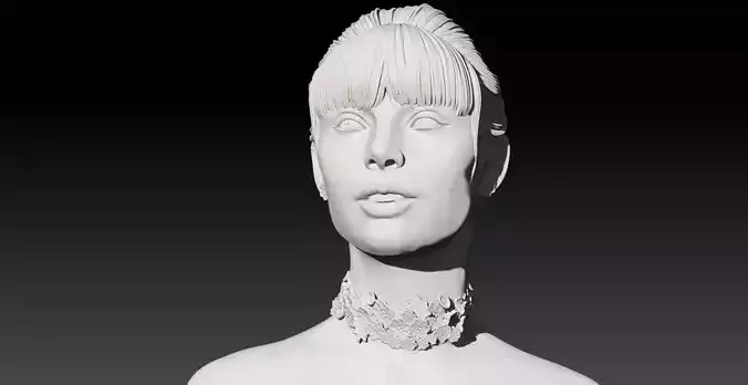 Taylor Swift - Bust 3D print model