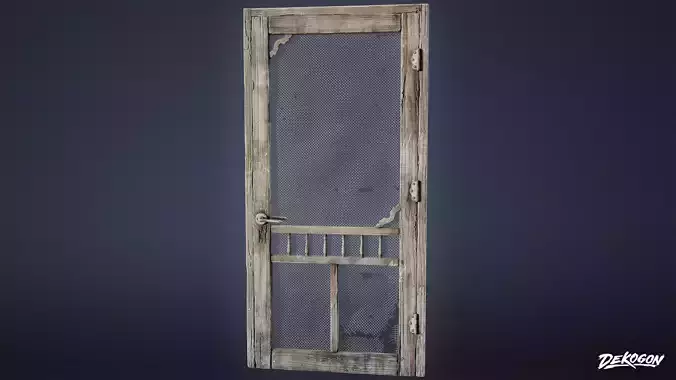 BUILDINGS - Door Exterior Set 07 - LOW POLY AND NANITE