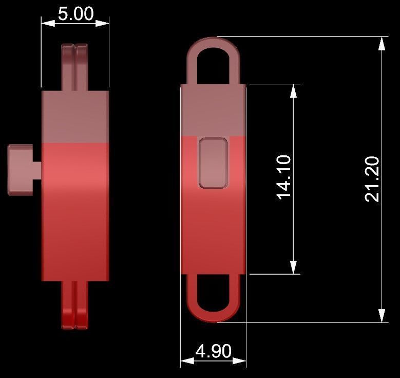 Bali Byzantine Link Chain Bracelet 3D print model_8