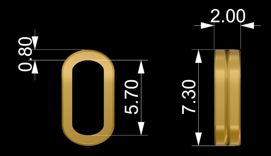 Bali Byzantine Link Chain Bracelet 3D print model_6