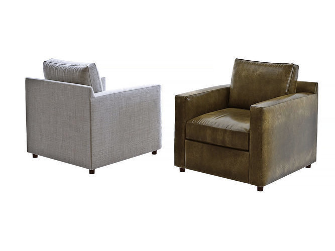 Barrett Track Armchair 3D model