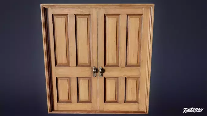 BUILDINGS - Door Interior 42 - LOW POLY AND NANITE