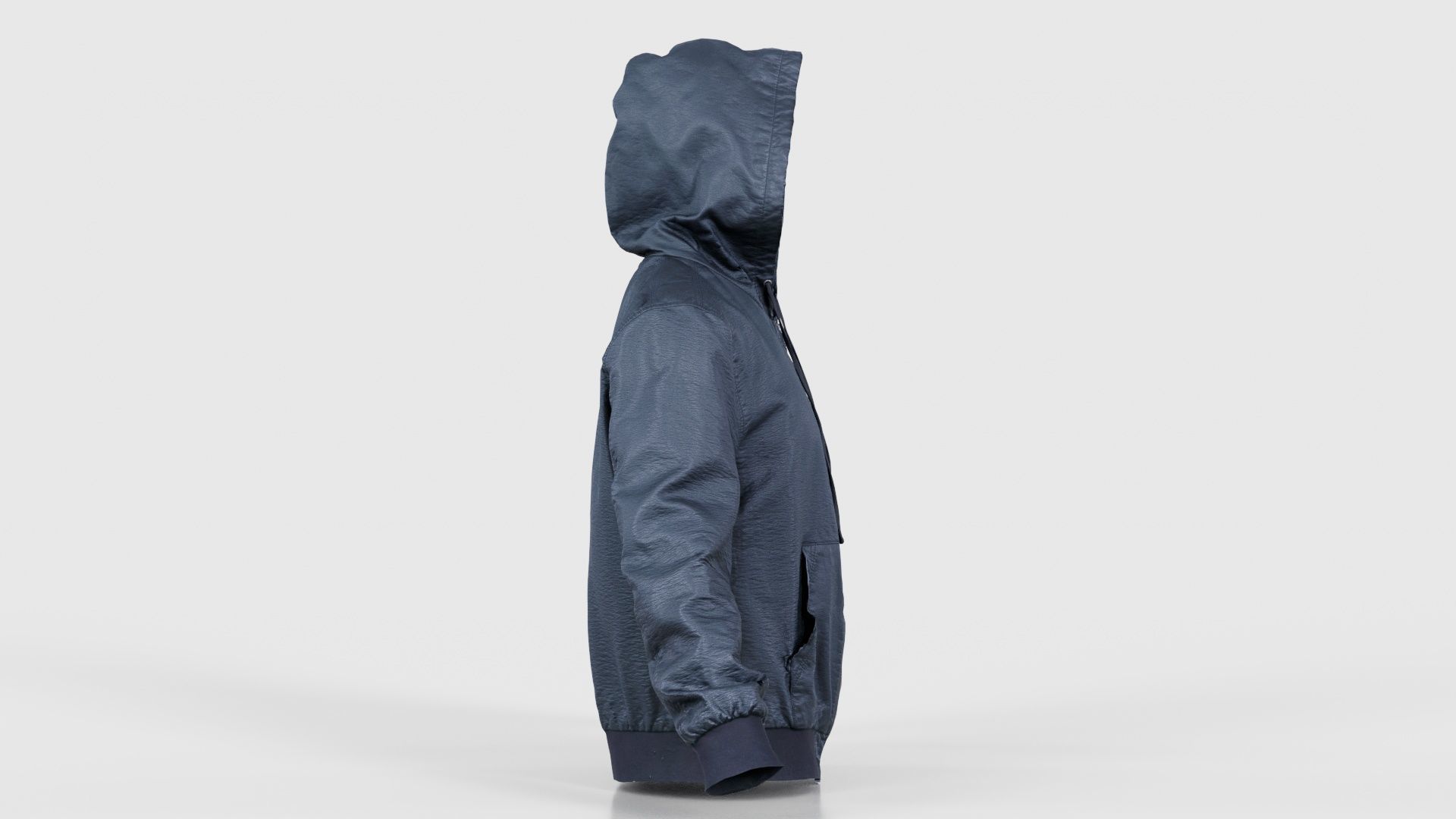 Leather Jacket Hoodie Low-poly 3D model_18