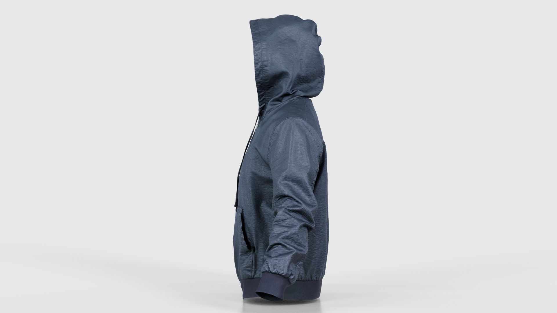 Leather Jacket Hoodie Low-poly 3D model_24