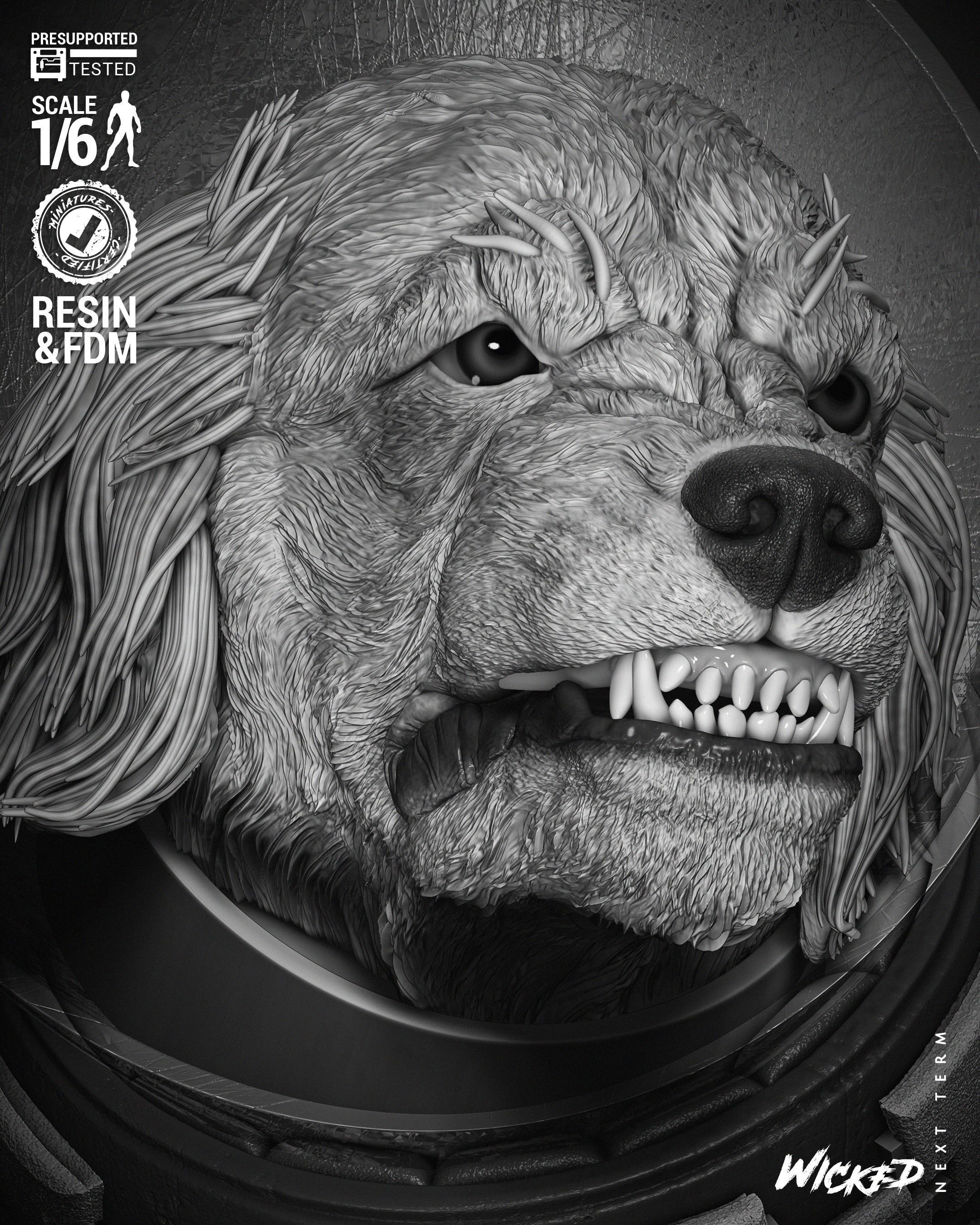 Wicked Marvel Cosmo Sculpture 3D print model_31