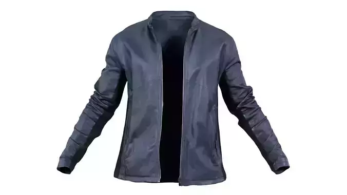 Leather Jacket Open