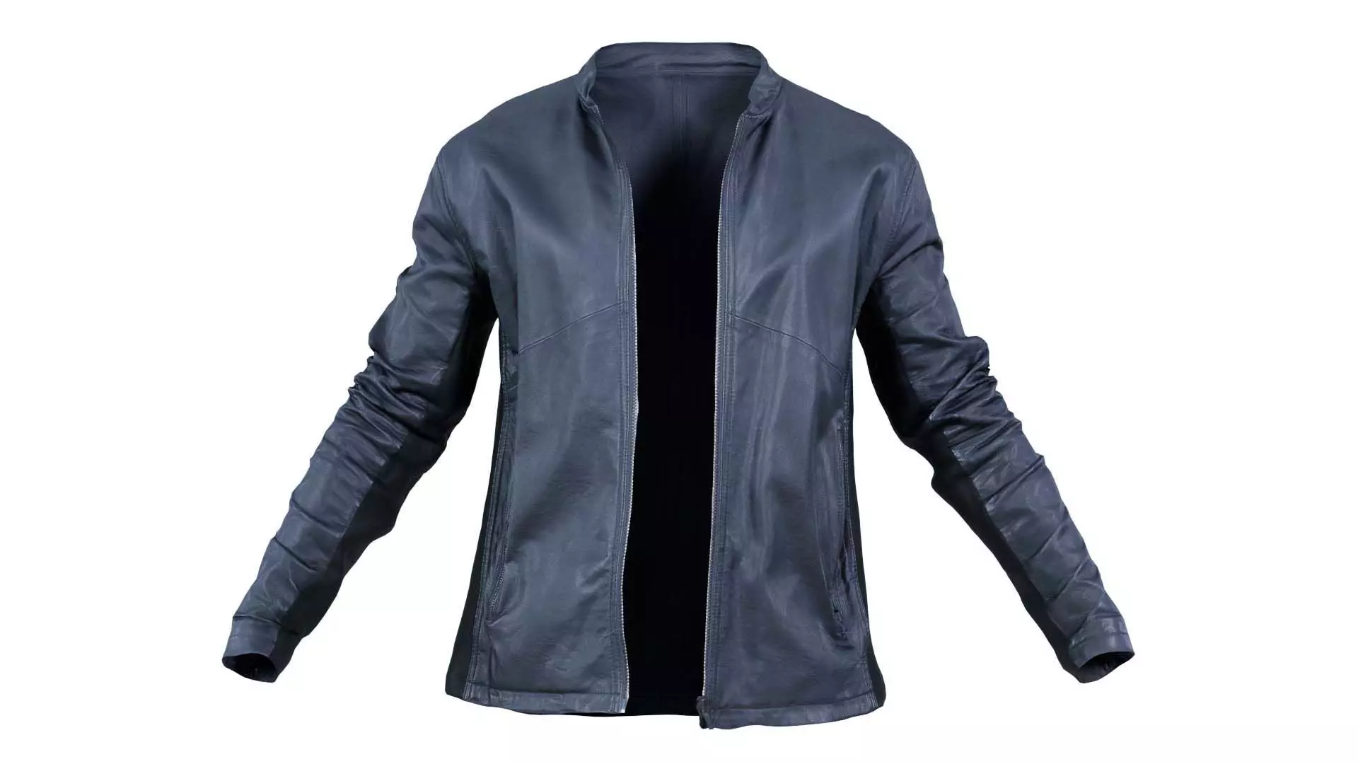 Leather Jacket Open Low-poly 3D model