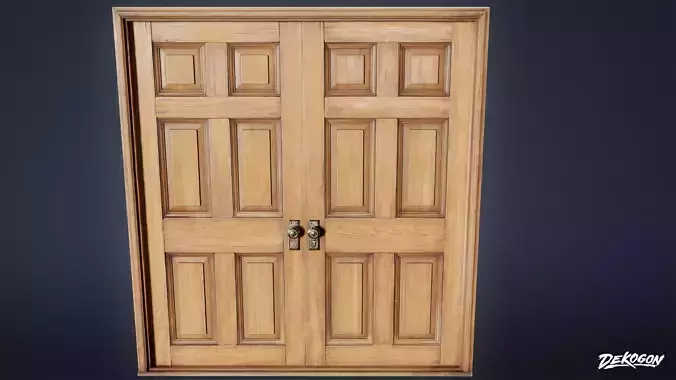 BUILDINGS - Door Interior 65 - LOW POLY AND NANITE