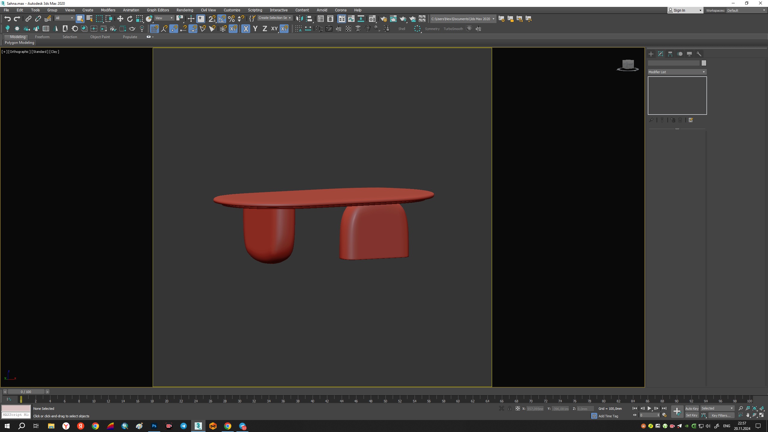Ceva Coffee Table Low-poly 3D model_3