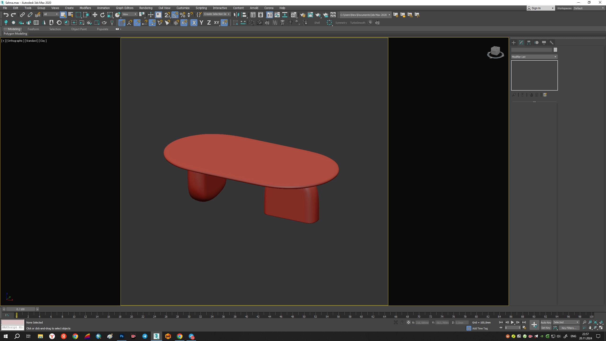 Ceva Coffee Table Low-poly 3D model_6