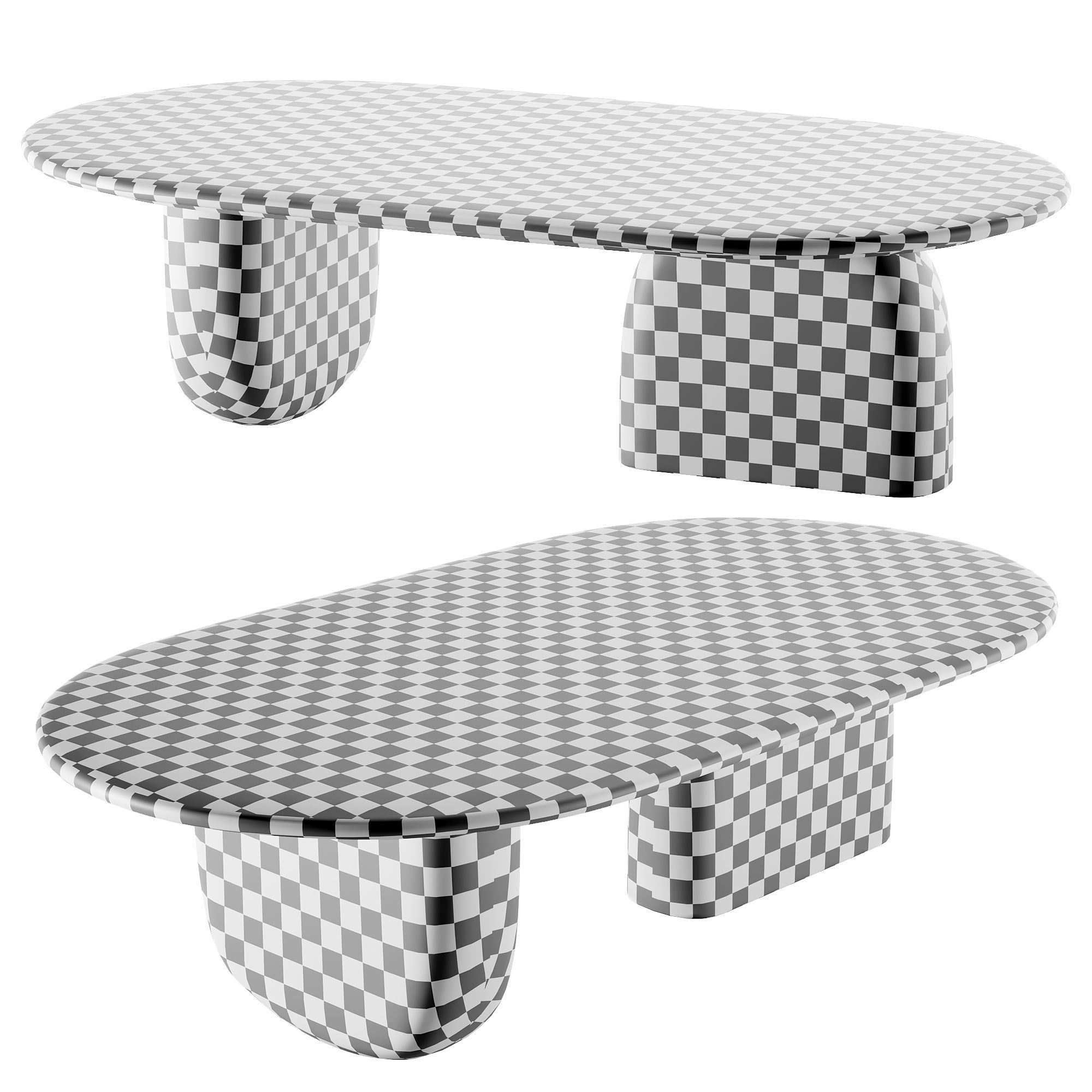 Ceva Coffee Table Low-poly 3D model_1