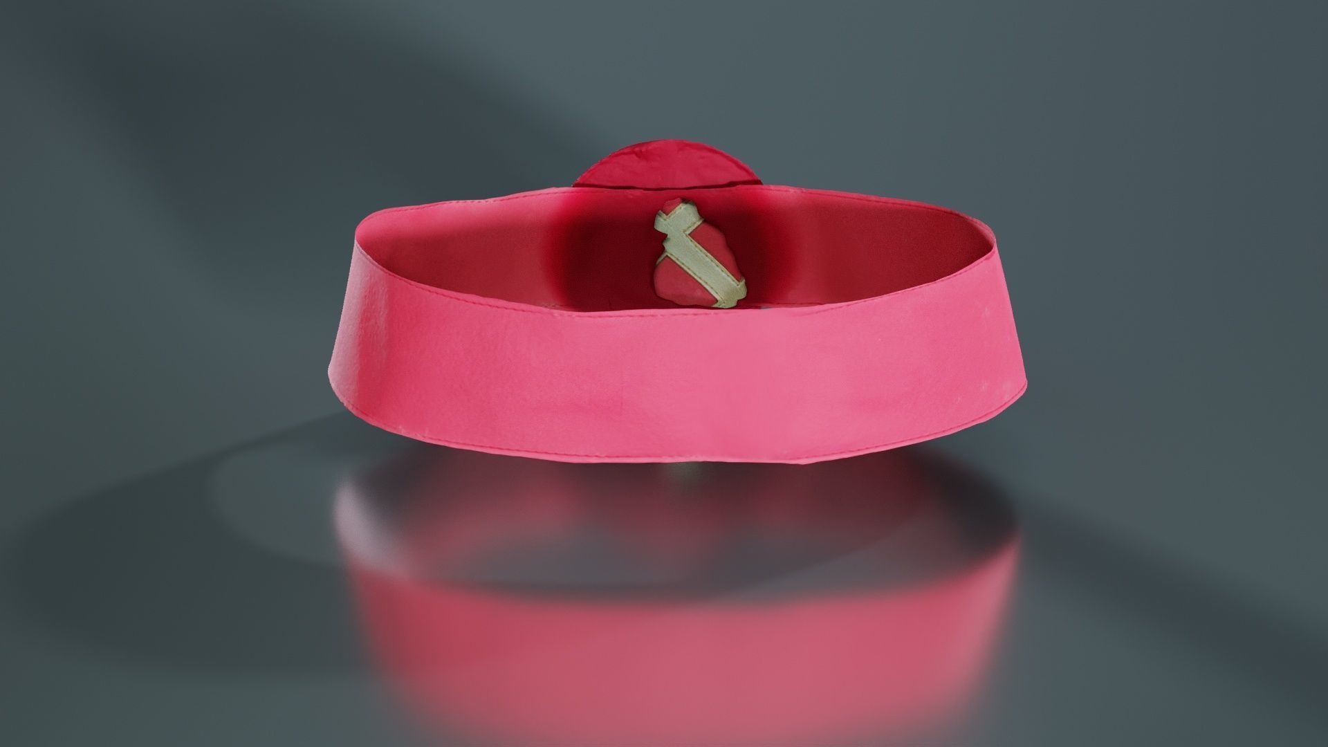 Cross Belt Low-poly 3D model_5