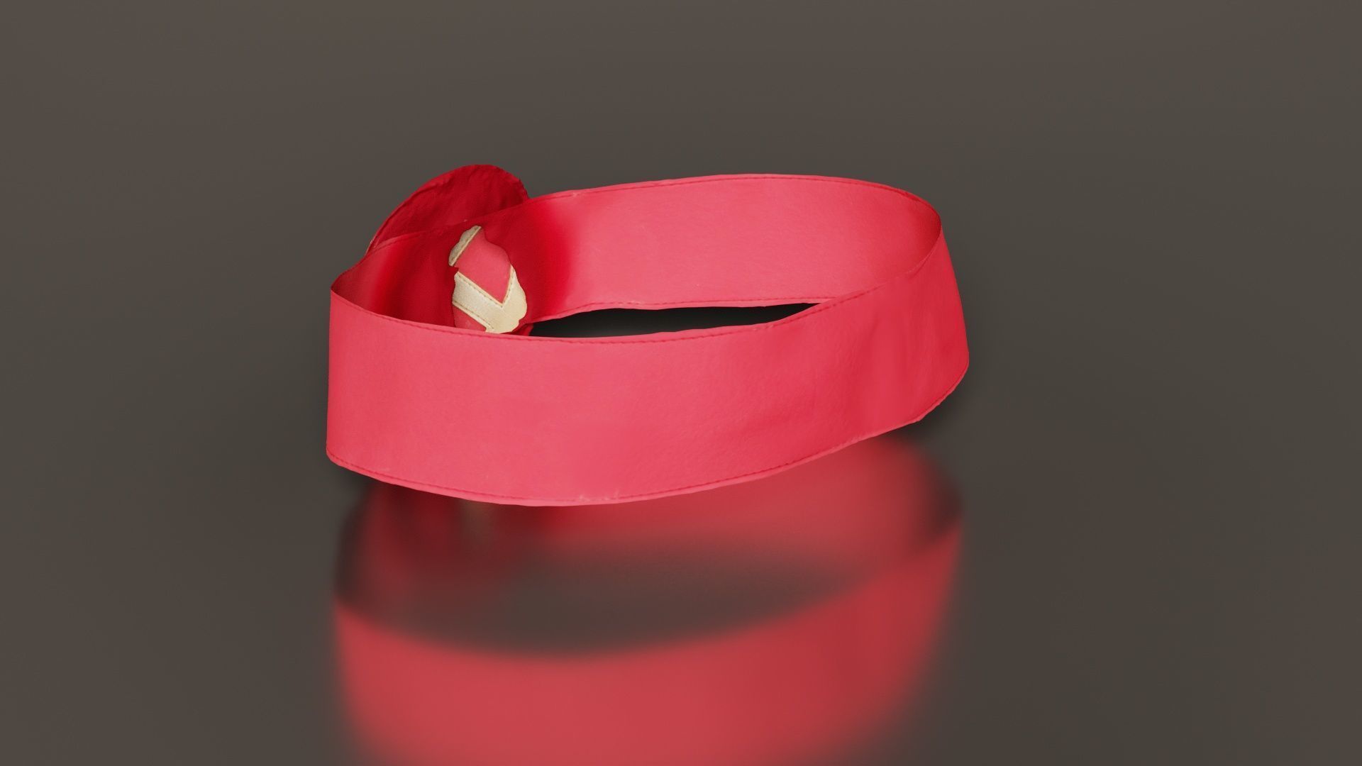 Cross Belt Low-poly 3D model_2