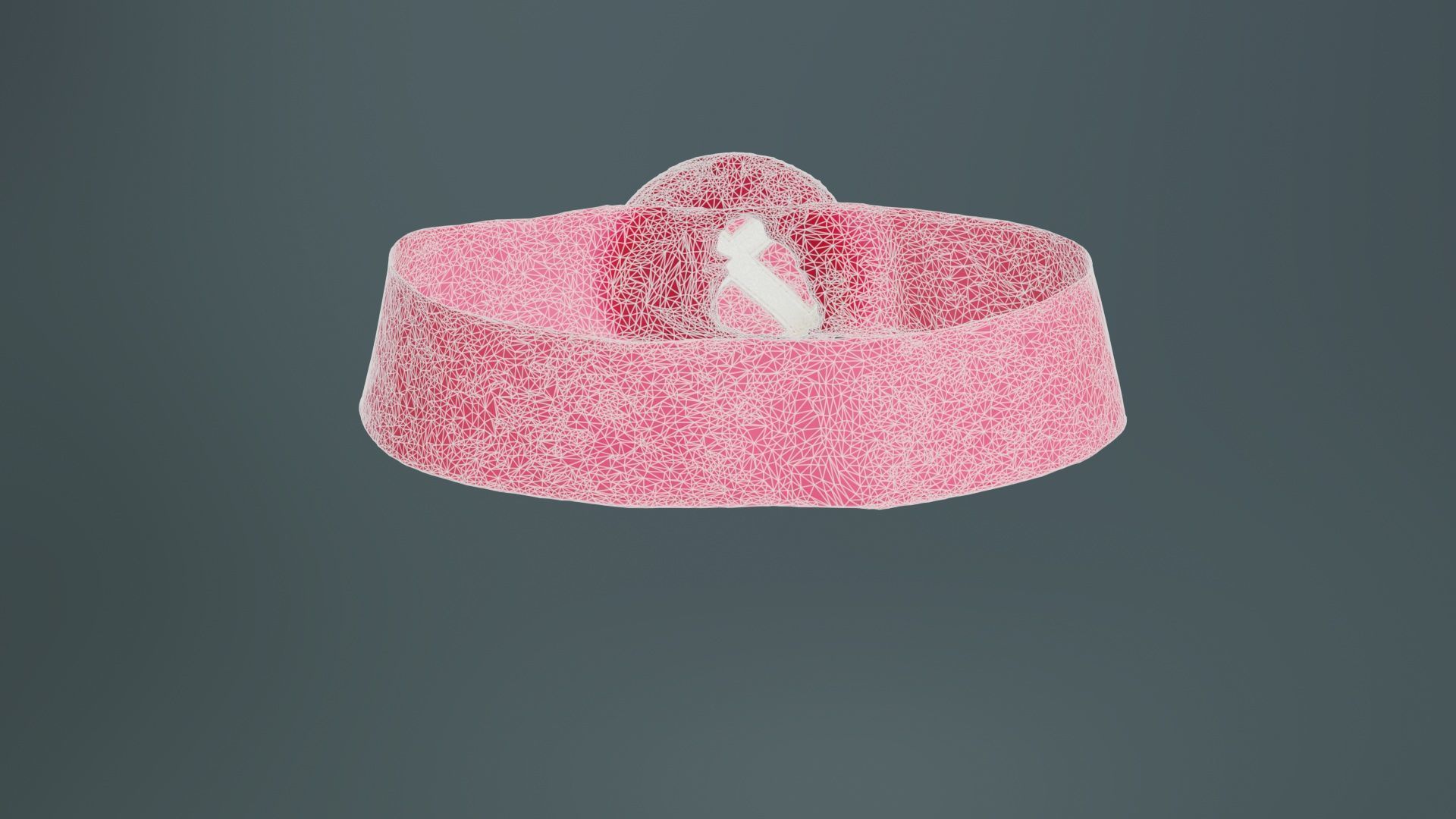 Cross Belt Low-poly 3D model_10