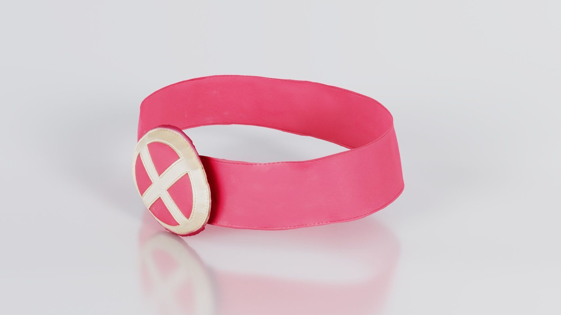 Cross Belt Low-poly 3D model_7