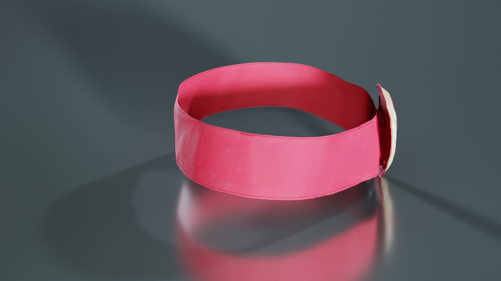 Cross Belt Low-poly 3D model_3