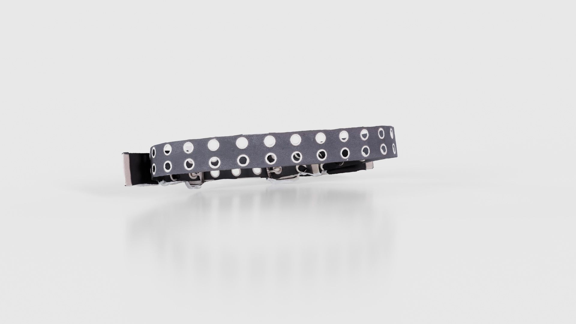 Double Buckle Belt Low-poly 3D model_22