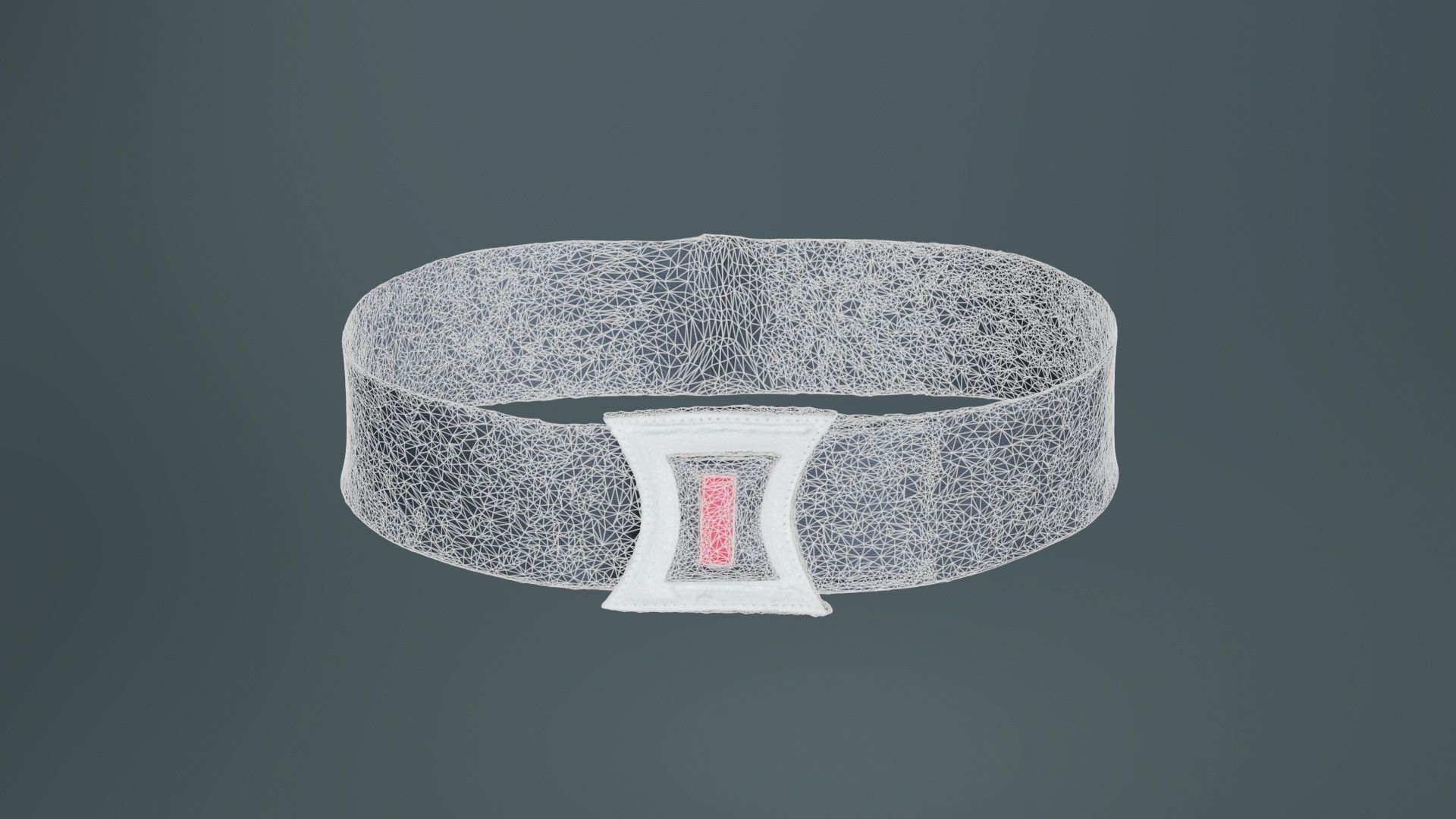 Trap Belt Low-poly 3D model_9