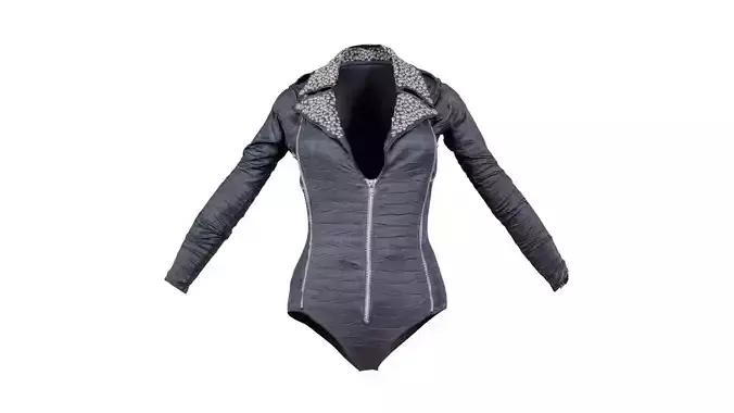 Leather Body Low-poly 3D model