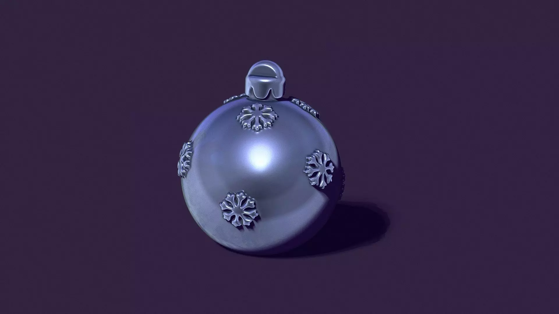 Christmas ball for casting candles in minimalism style 3D print model_0