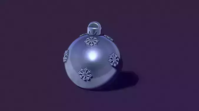 Christmas ball for casting candles in minimalism style 3D print model