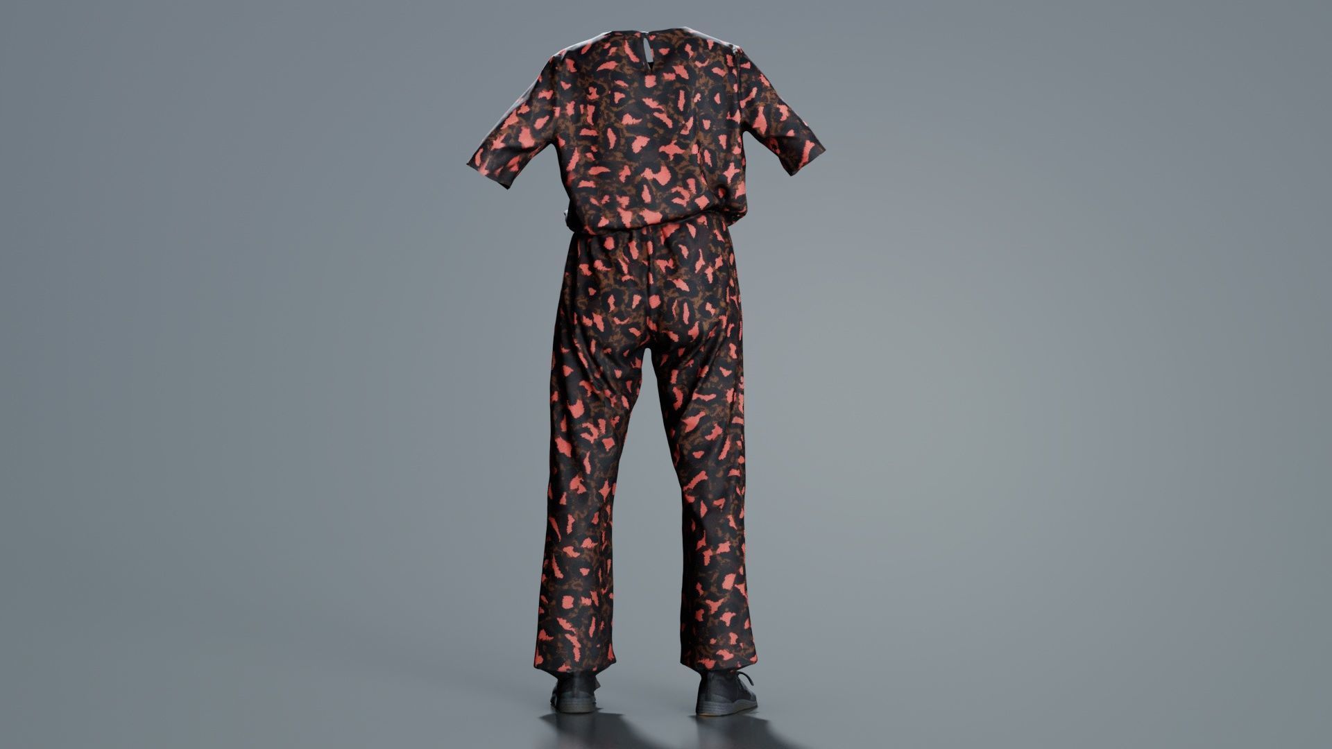 Clothing Item Dotsuit Low-poly 3D model_1