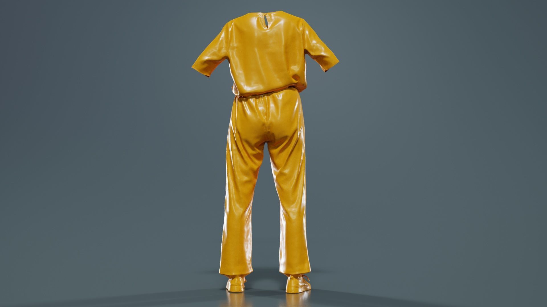 Clothing Item Dotsuit Low-poly 3D model_13