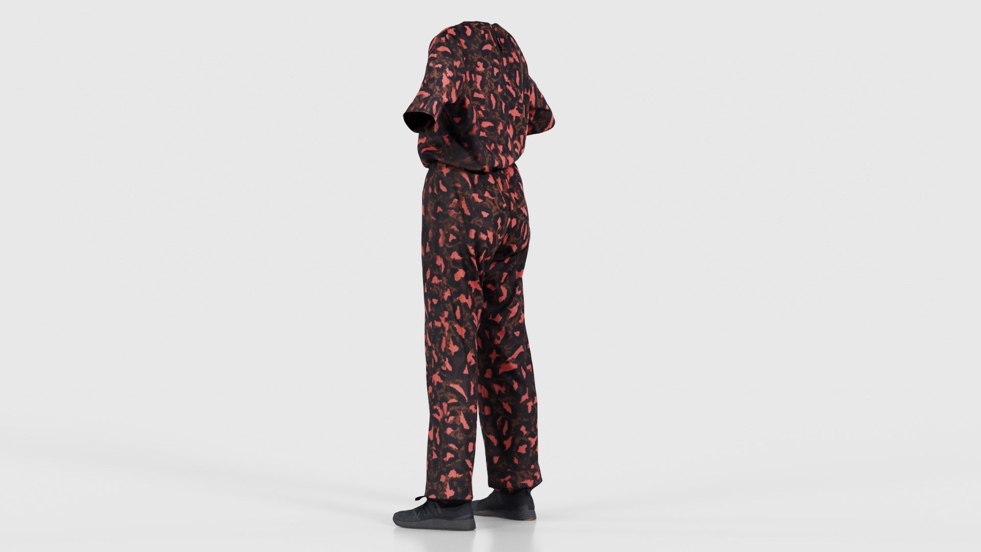 Clothing Item Dotsuit Low-poly 3D model_23