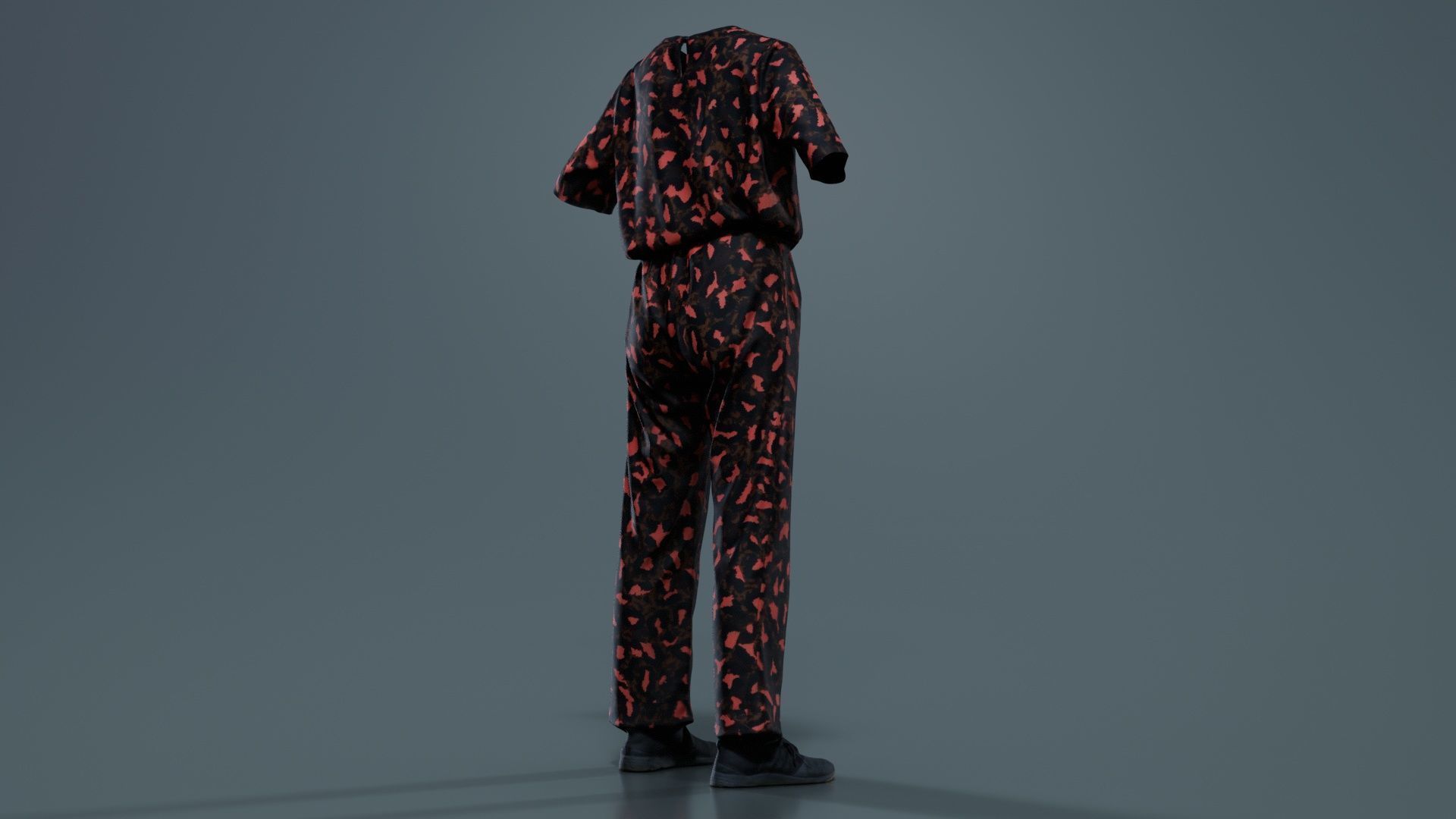 Clothing Item Dotsuit Low-poly 3D model_5