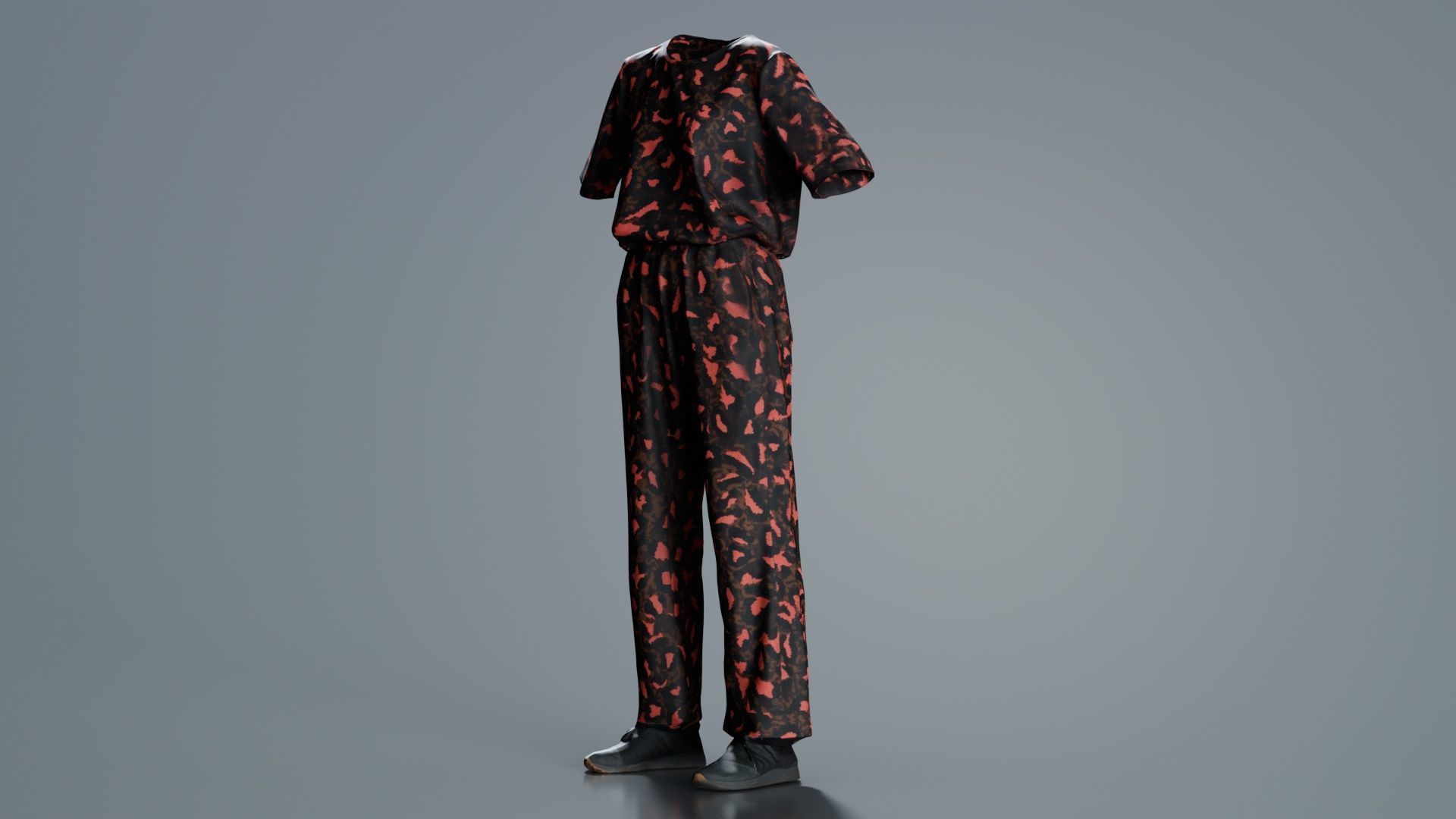 Clothing Item Dotsuit Low-poly 3D model_4