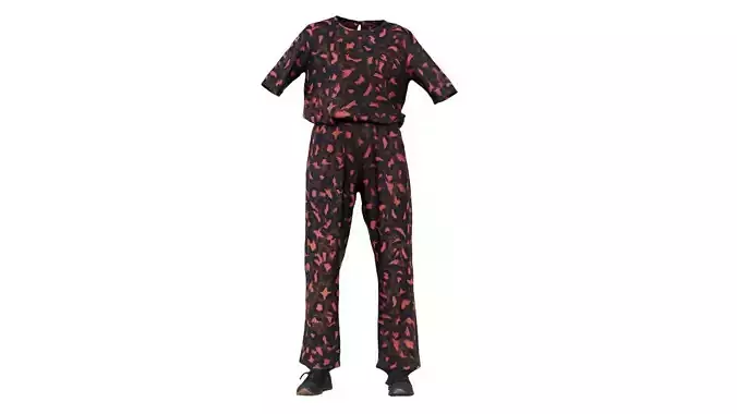 Clothing Item Dotsuit Low-poly 3D model