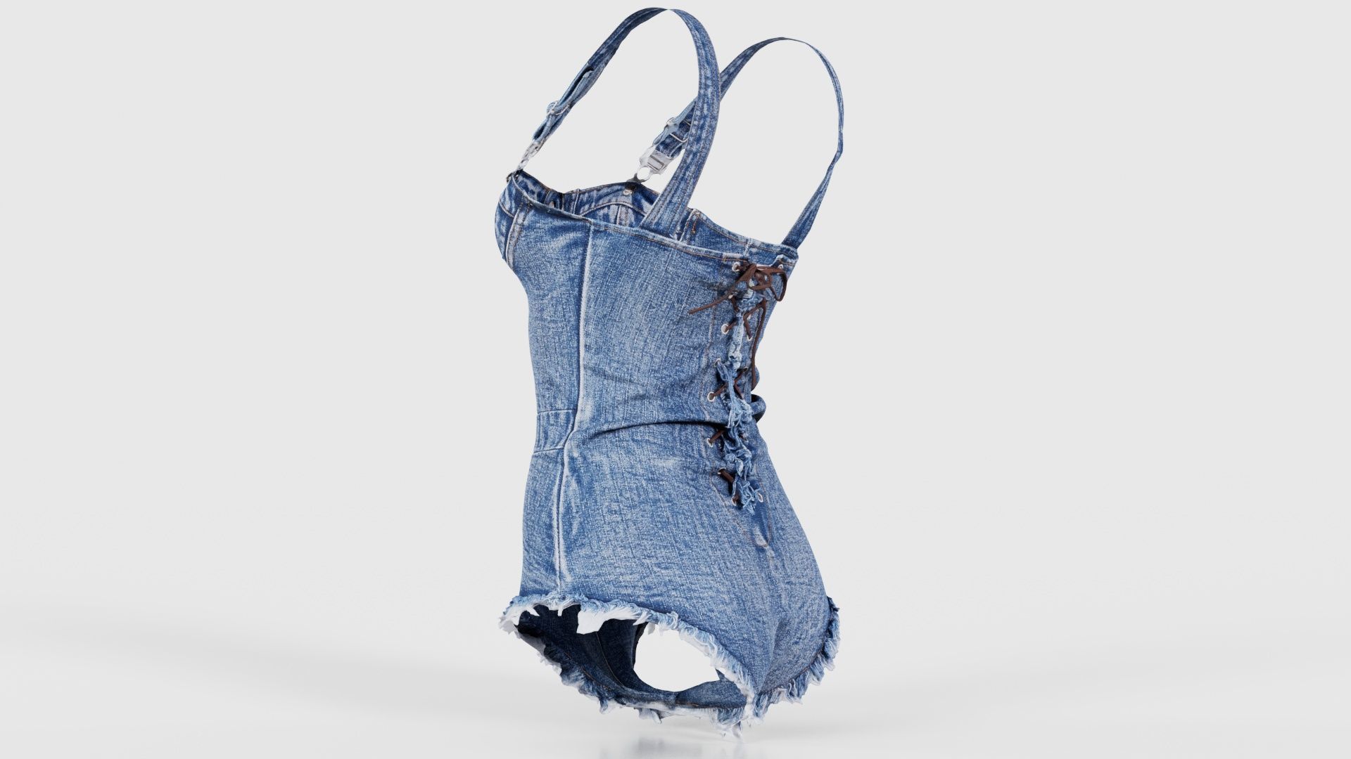 Jeans Dance Suit Low-poly 3D model_23