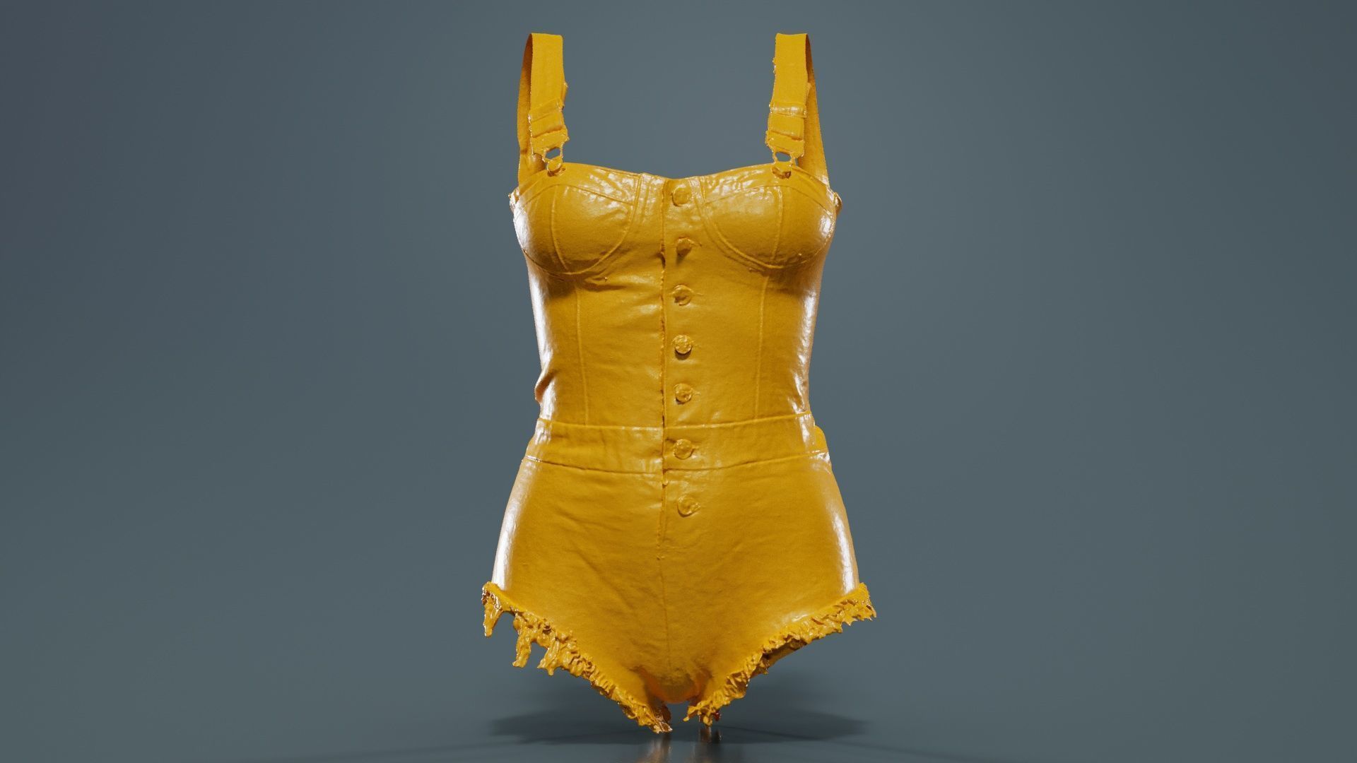 Jeans Dance Suit Low-poly 3D model_12