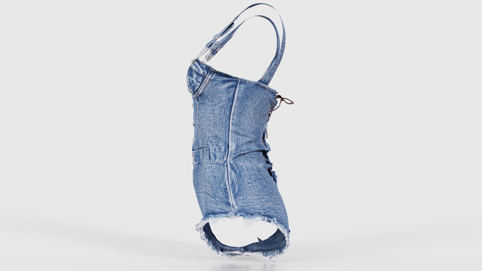 Jeans Dance Suit Low-poly 3D model_24