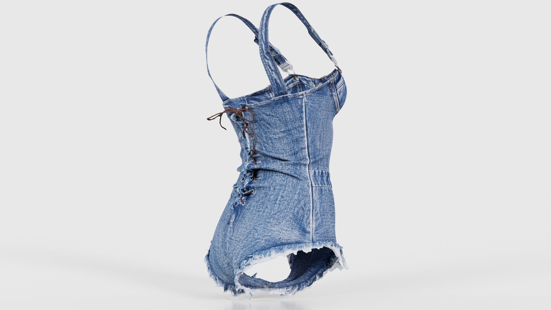 Jeans Dance Suit Low-poly 3D model_19