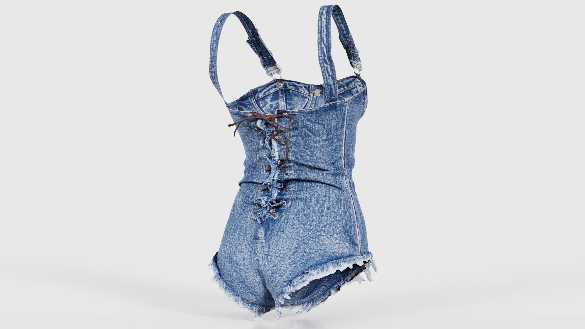 Jeans Dance Suit Low-poly 3D model_20